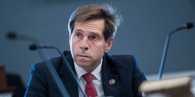 Rep. Chuck Fleischmann, R-Tenn., is seen during a House Appropriations Homeland Security Subcommittee markup of the FY2019 Homeland Security Appropriations bill in Rayburn Building on July 19, 2018. (Tom Williams/CQ Roll Call)