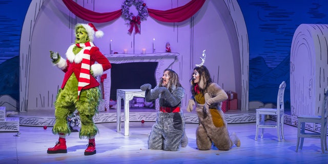 Matthew Morrison took on the role as the Grinch in NBC's televised musical that aired on Wednesday night.