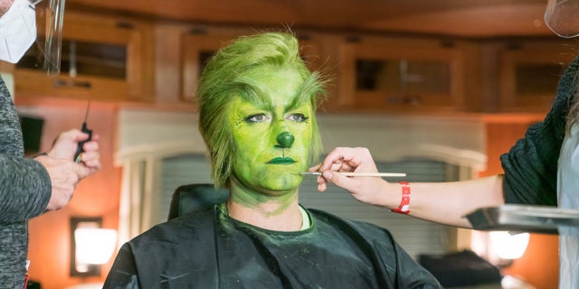 Matthew Morrison transforms into the green, grumpy character. Several Twitter users joked his appearance for the role gave them 'nightmares.'