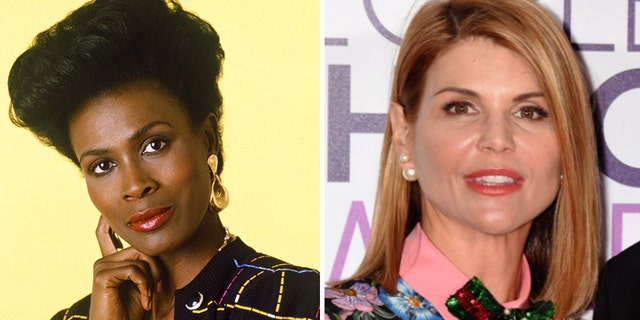 Janet Hubert (L) slammed Lori Loughlin's 'privilege' for receiving a light sentence for her involvement in the college admissions scandal. Loughlin (R) was released from prison on Monday.