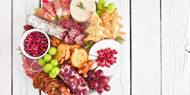 To pull off the newest trend, you'll have to arrange your meats and cheeses in a wreath-like shape.