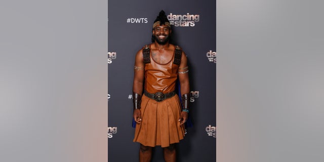 Keo Motsepe tydens 'Dancing with the Stars' Disney Night.