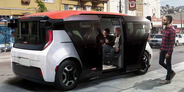 The Cruise Origin is a fully autonomous electric taxi GM plans to begin producing soon.