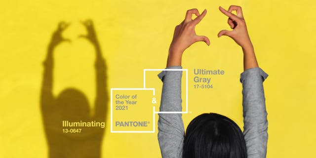 Pantone's selected Color of the Year for 2021 is "Ultimate Gray+Illuminating." (The Pantone Color Institute)