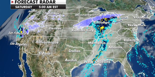 Fox News weather graphic