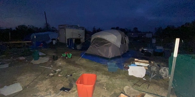 Hurricane Laura left hundreds of people without homes. Some of those people are now living in tents as they wait for help from FEMA.