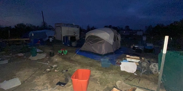 Hurricane Laura left hundreds of people without homes. Some of those people are now living in tents as they wait for help from FEMA.