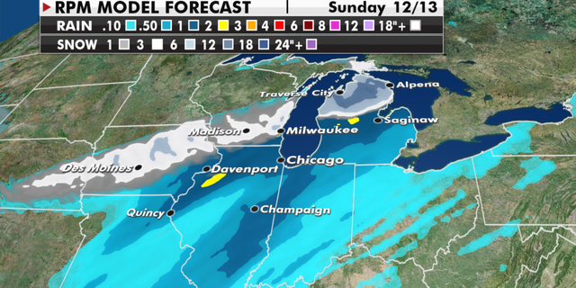Fox News weather graphic