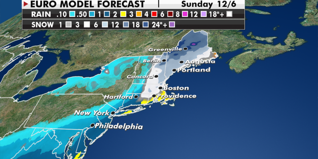 Winter storm watches across New England as nor'easter
