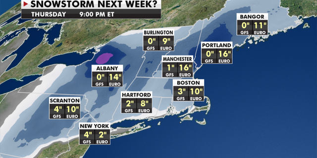 Fox News weather graphic