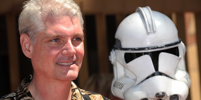 Actor Tom Kane, the voice of Yoda, during the US premiere of 'Star Wars The Clone Wars' in Hollywood, California, on August 10, 2008. 