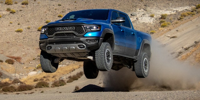 The Ram 1500 TRX is a high performance off-road pickup.