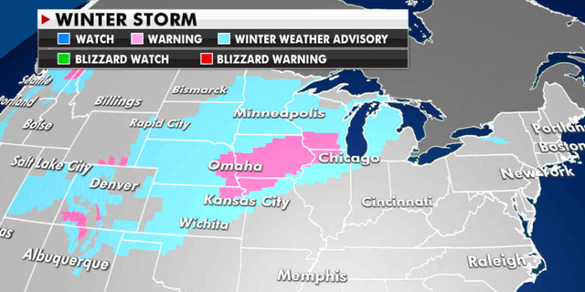 Winter Weather Advisories And Warnings In Effect As Strong Storm System