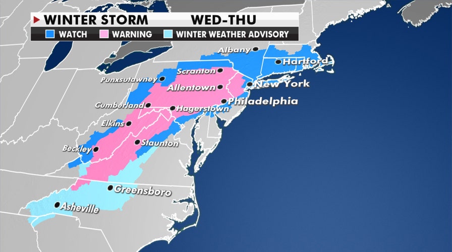 Nor’easter weather expected to bring 'epic' snowfall this week