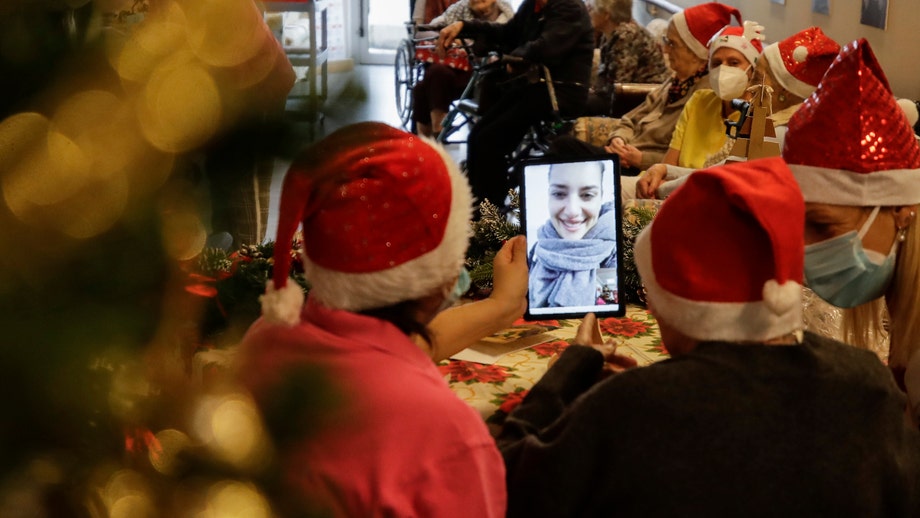 Santa's 'grandchildren' bring Christmas cheer to Italian nursing home