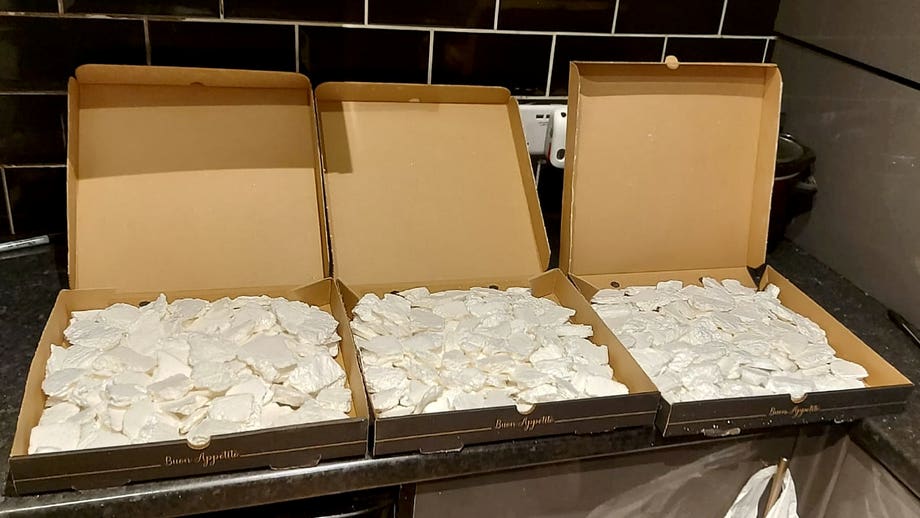 UK police seize more than $600G worth of drugs hidden in pizza boxes 