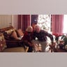 Celebrating Christmas together after 50 years of marriage.