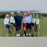 Two US Expats living in Vietnam and playing golf on Christmas morning at The Bluffs in Ho Tram Vietnam. Everyone including the caddies got into the Christmas spirit. Merry Christmas and happy new year
