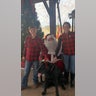 Me and my two sons visiting Santa from Georgia