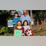 This is my husband and two daughters in this picture. There is nothing funny about a deadly pandemic that is infecting and killing people and causing untold misery, but it is still important to keep a sense of humor through it all. (I made the "COVID virus" myself with a Styrofoam ball and some sparkly red balls).