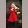 Brookie Rose our great granddaughter dressed up for Christmas.