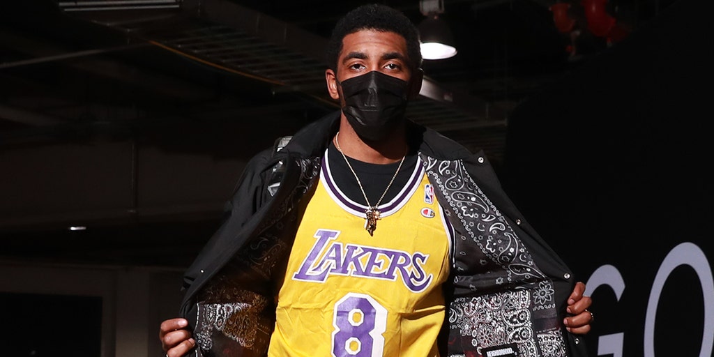 Kyrie Irving wears Kobe Bryant Lakers' jersey ahead Nets, Heat ...