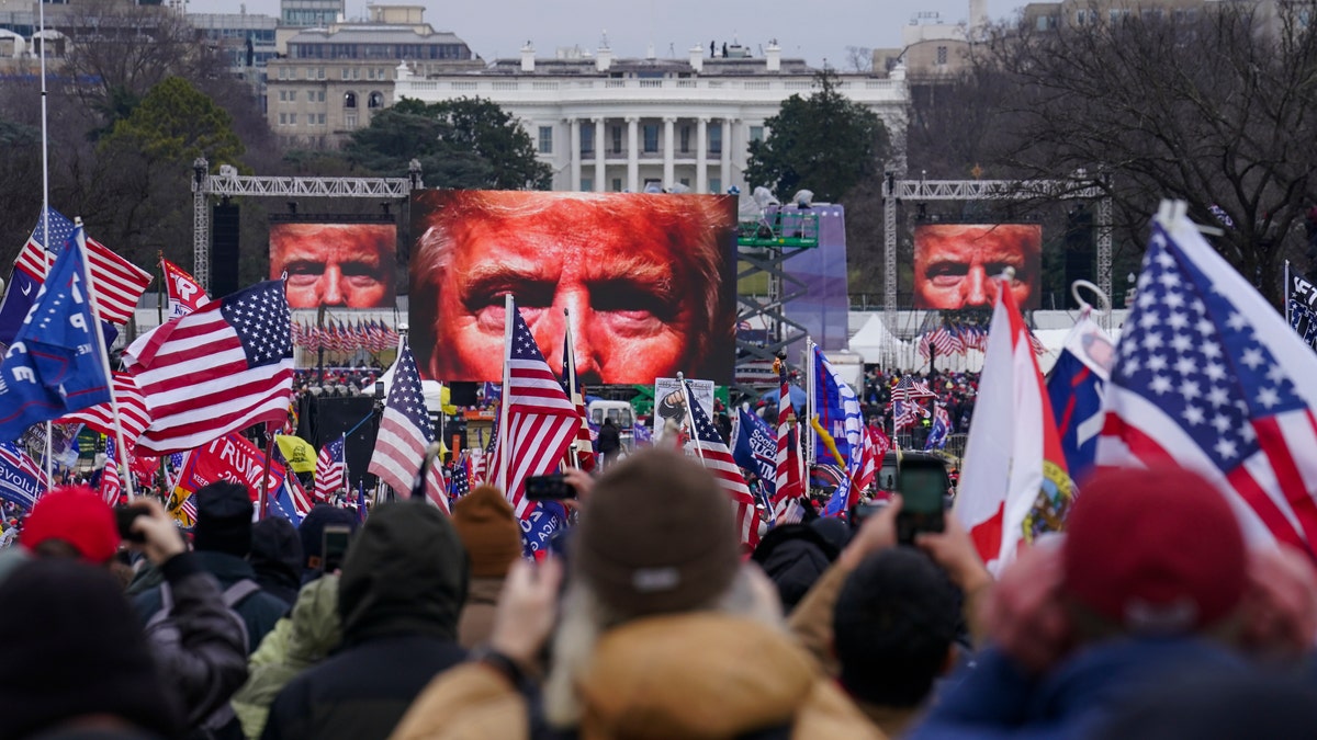 Supporters of President Trump participate in a rally in Washington on Jan. 6, 2021. (AP Photo/John Minchillo, File)