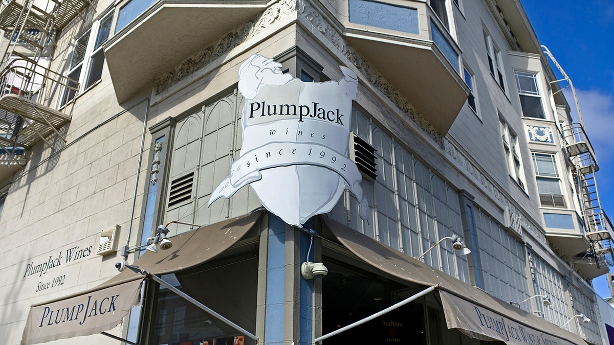 FILE - This Oct. 22, 2018, file photo shows the PlumpJack Wine &amp; Spirits store in San Francisco.  (AP Photo/Eric Risberg, File)