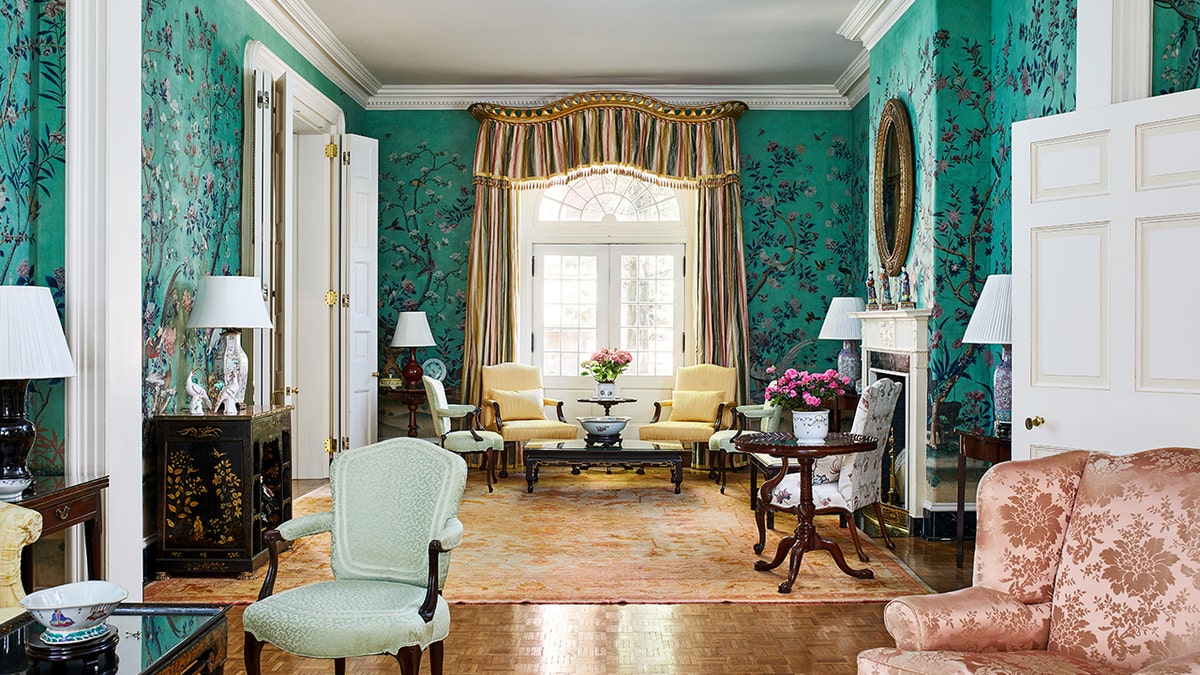 An interior view of Blair House. The government bought 1651 Pennsylvania Avenue in 1942 at the behest of Franklin Roosevelt. 