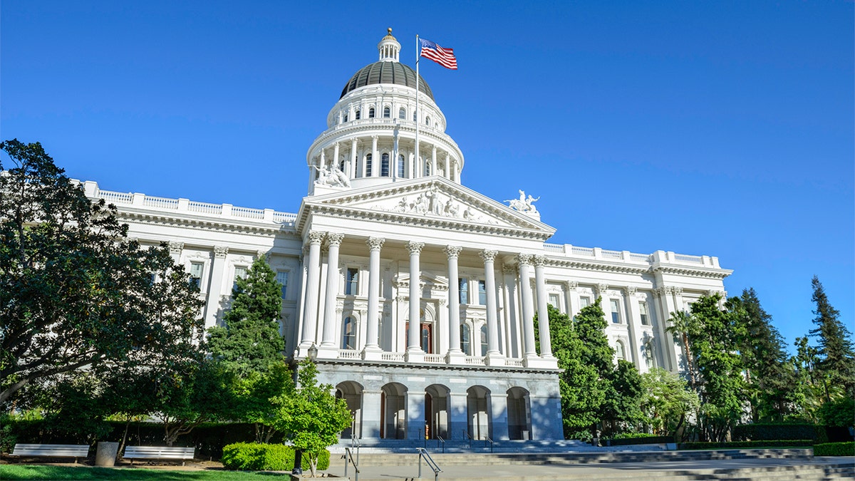Sacramento capitol building in California