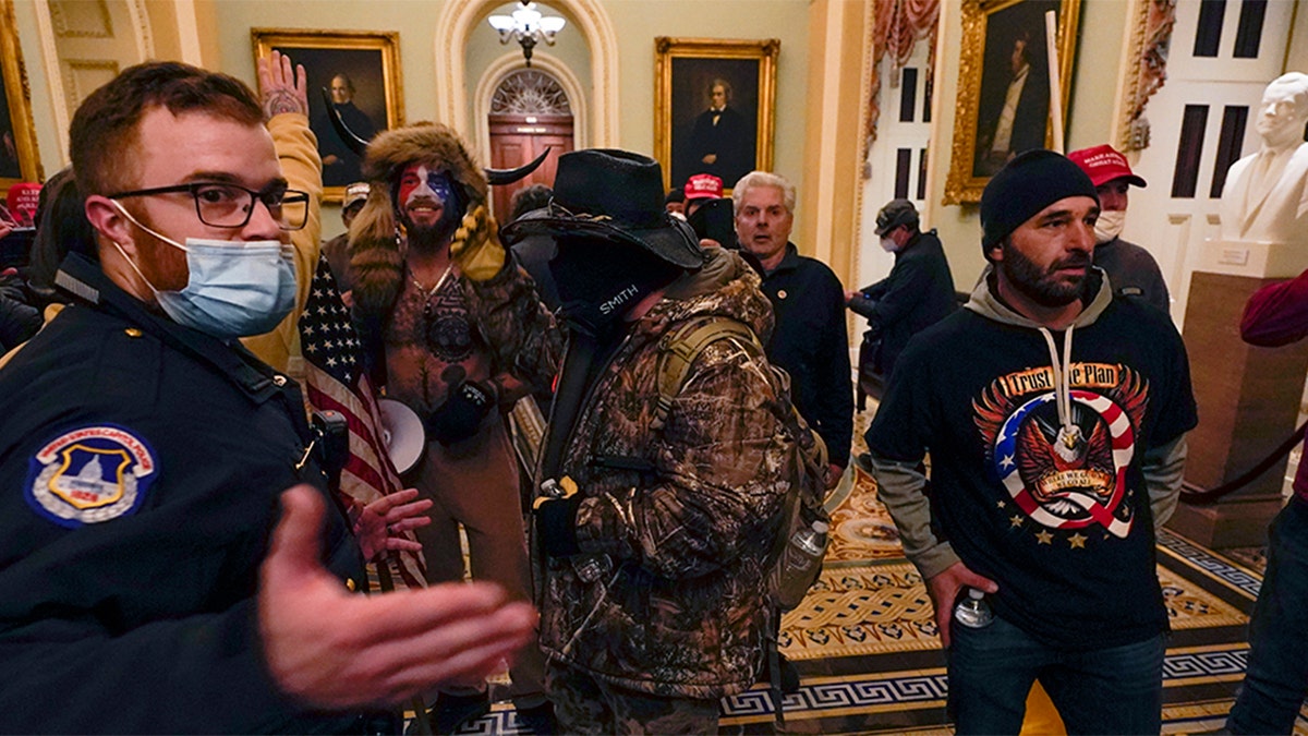 The incident aboard the American Airlines flight, which was headed to D.C., took place one day before Trump supporters rioted outside the U.S. Capitol, with many ultimately breaching the building.