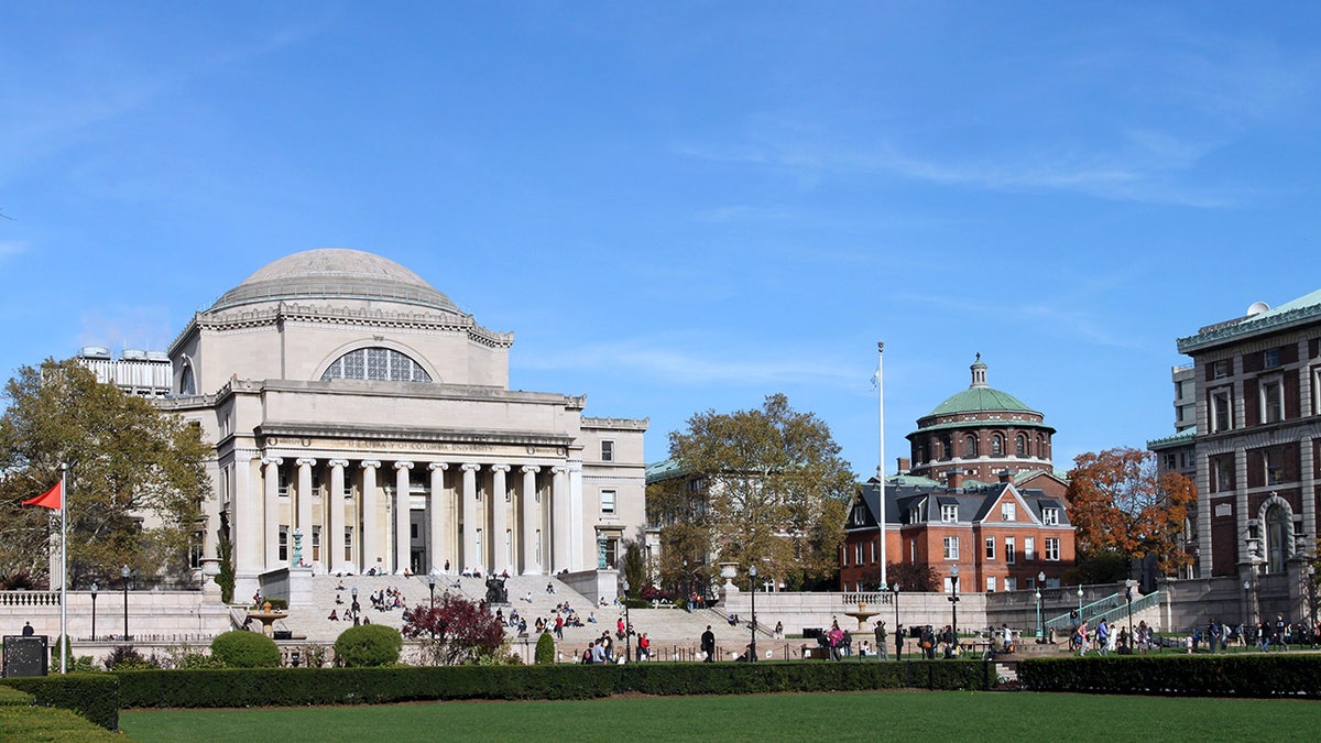 Columbia University campus in New York City