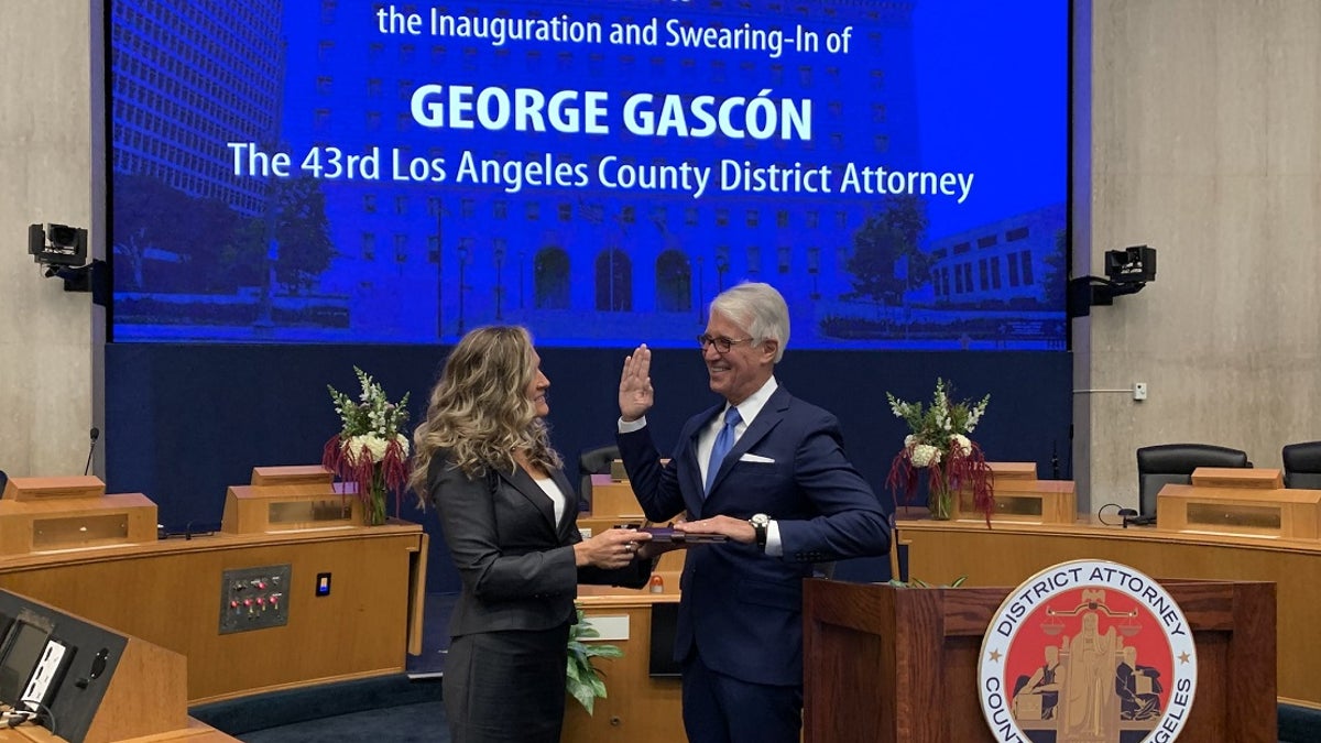 Gascon sworn in as DA