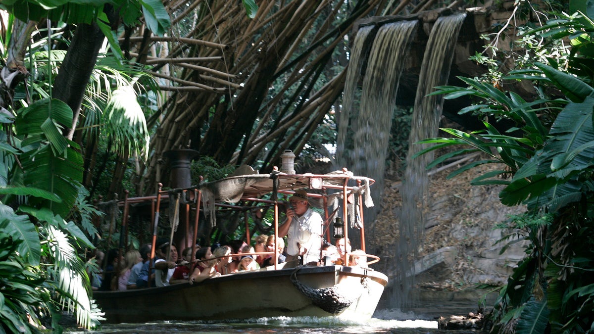The original Jungle Cruise ride first opened at Disneyland in 1955.