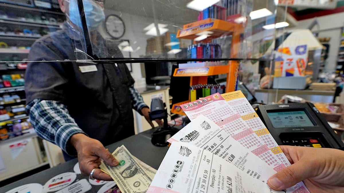 lottery tickets at convenience store