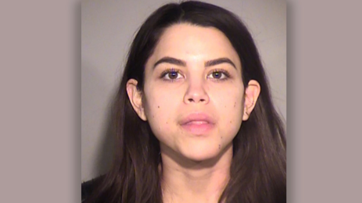 This booking photo provided by Ventura County Sheriff's Office in California shows Miya Ponsetto. Ponsetto, who falsely accused a Black teenager of stealing her phone and then tackled him at a New York City hotel on Dec. 26 , 2020 was arrested Thursday, Jan. 7, 2021 in her home state of California. (Ventura County Sheriff's Office via AP)