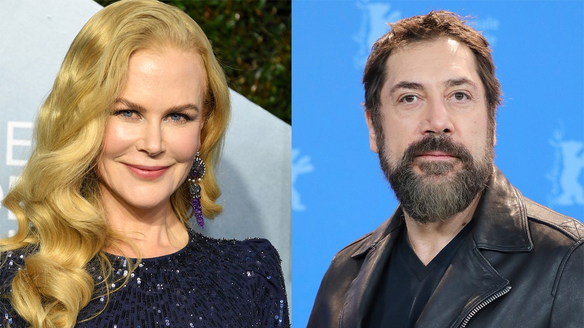 Nicole Kidman (left) and Javier Bardem (right) are starring as Lucille Ball and Desi Arnaz in Amazon's "Being the Ricardos."