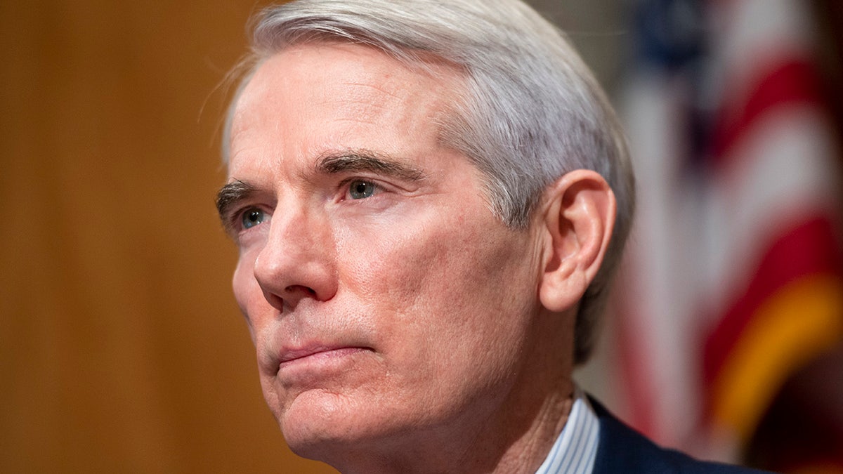 Rob Portman at a hearing