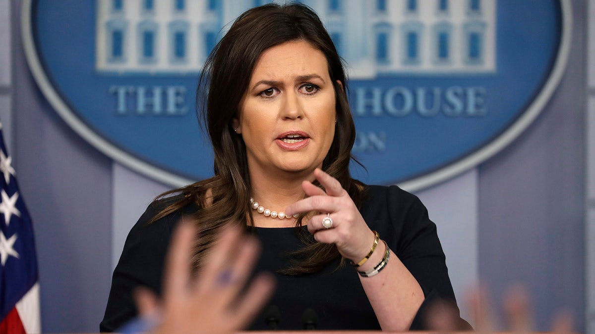Sarah Sanders White House press secretary