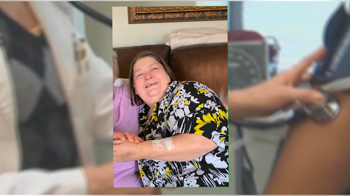 Eric Pritchard's Aunt Judy receives home care on a daily basis.