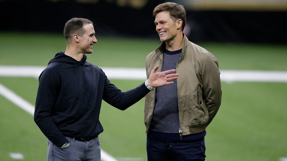 Video Tom Brady, Drew Brees set to face off in NFL playoff game - ABC News