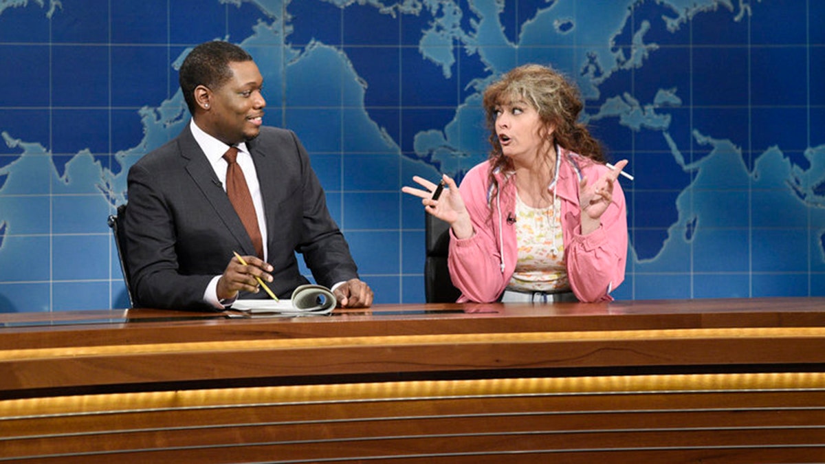 'Saturday Night Live' returned for a 'Weekend Update' segment that talked about the Capitol riots.