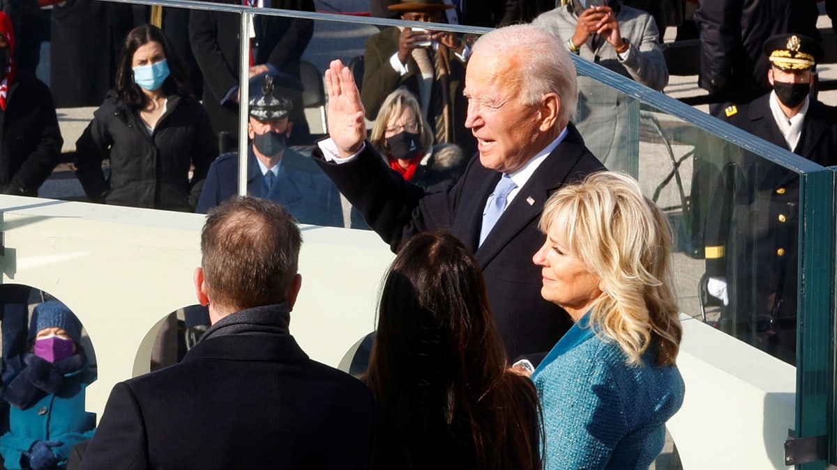 Biden was sworn in as president in 2021