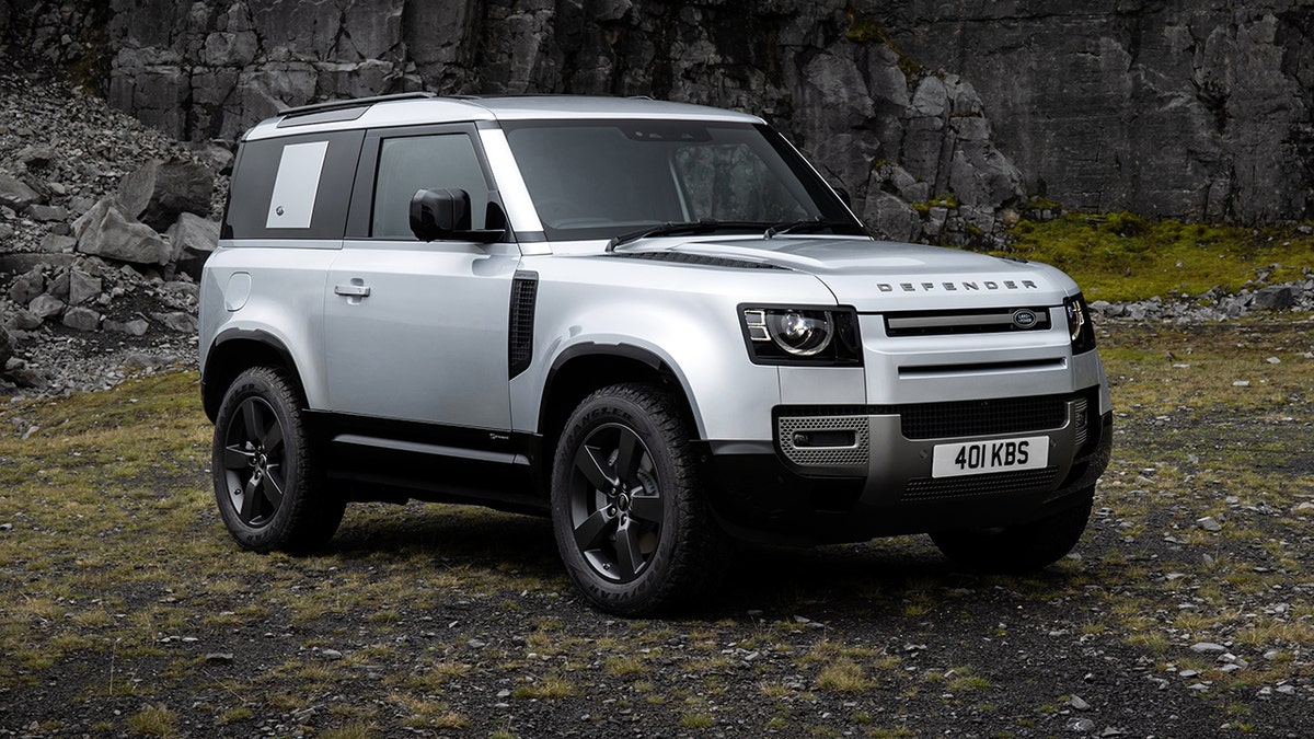 New Land Rover Defender SUVs in White