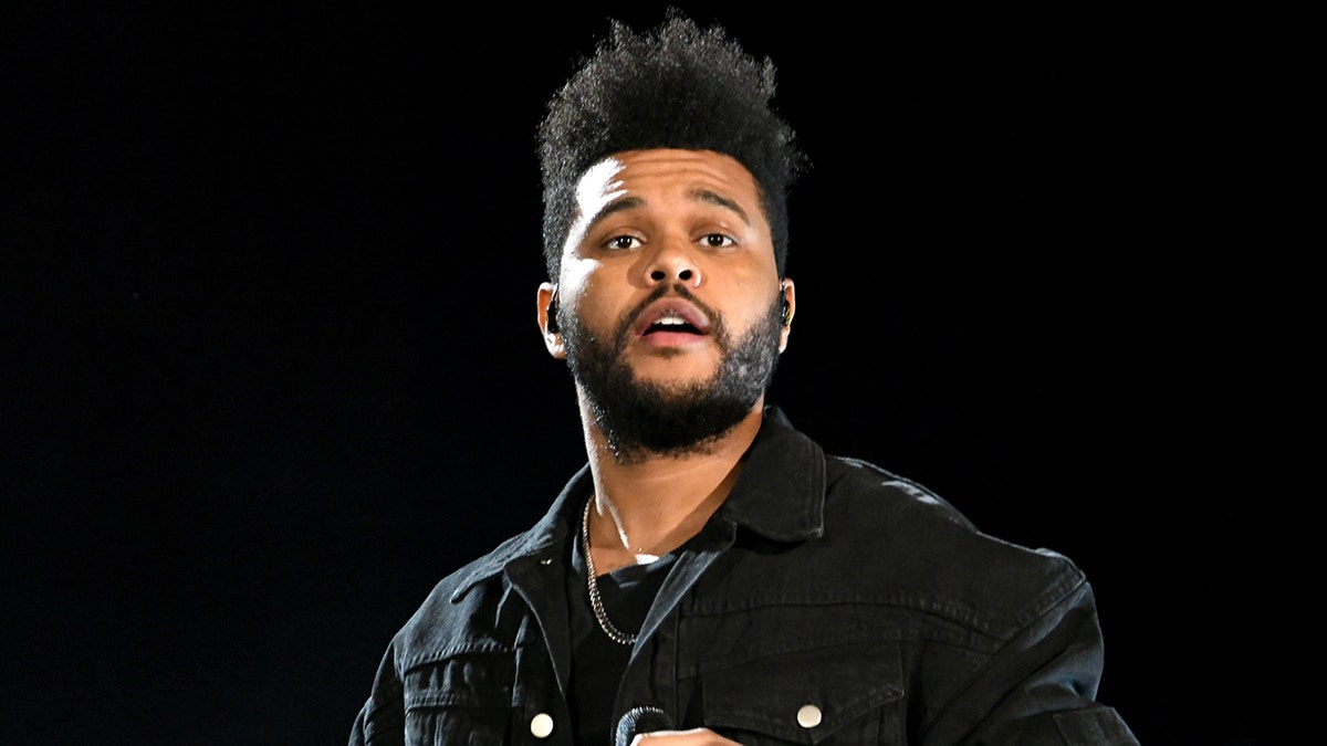 Singer The Weeknd will take the stage on Super Bowl Sunday. 
