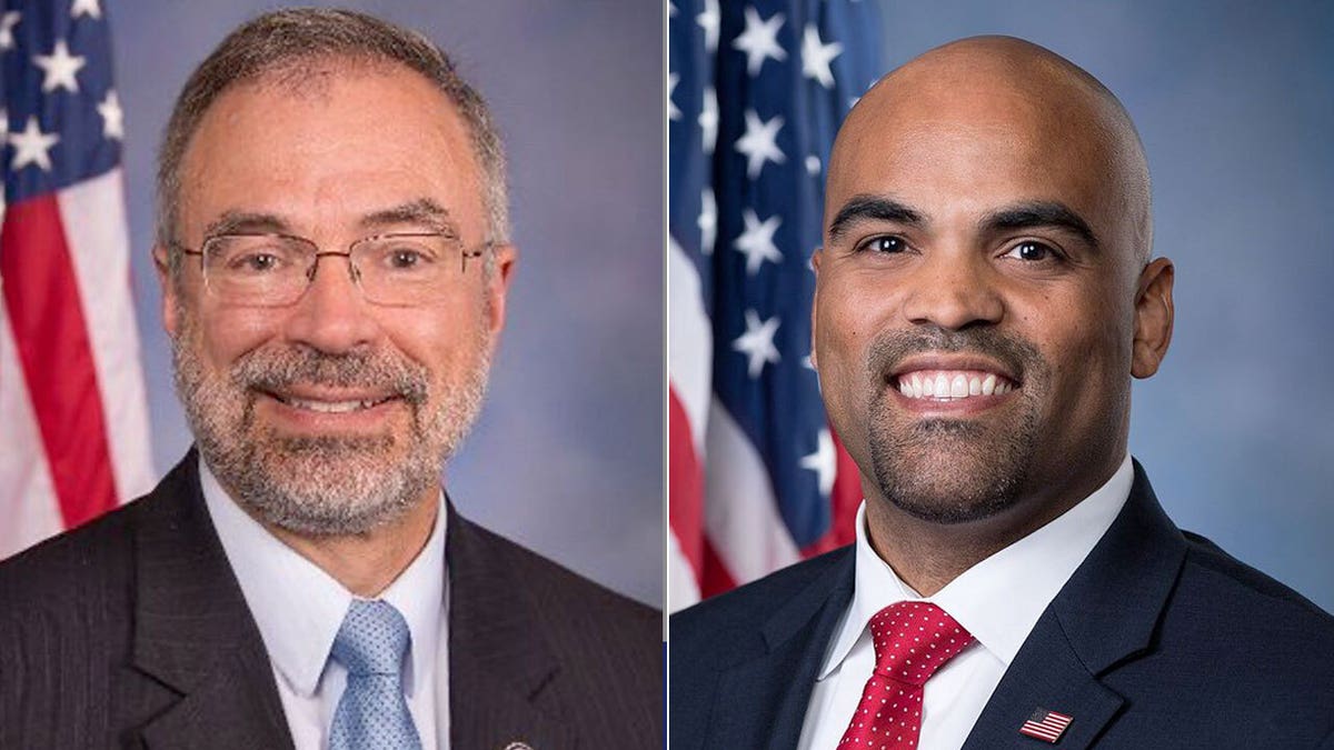 Rep. Andy Harris, R-Md., left, and Rep. Colin Allred, D-Texas.