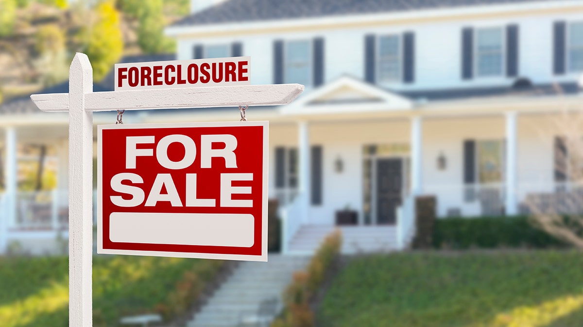 Home in foreclosure