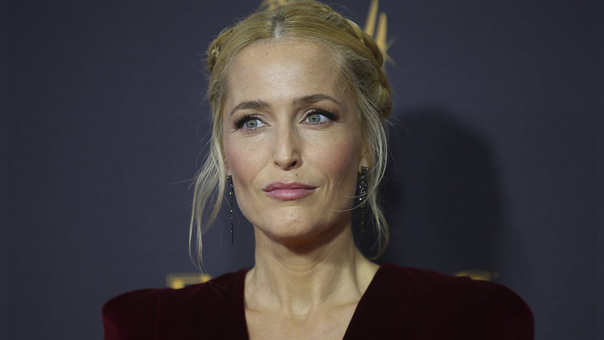 Gillian Anderson, who stars as the late Margaret Thatcher in Netflix's 'The Crown,' appeared on 'Late Night with Seth Meyers' to discuss the show as well as a funny dance video from the cast that was 'never meant to see the light of day.'