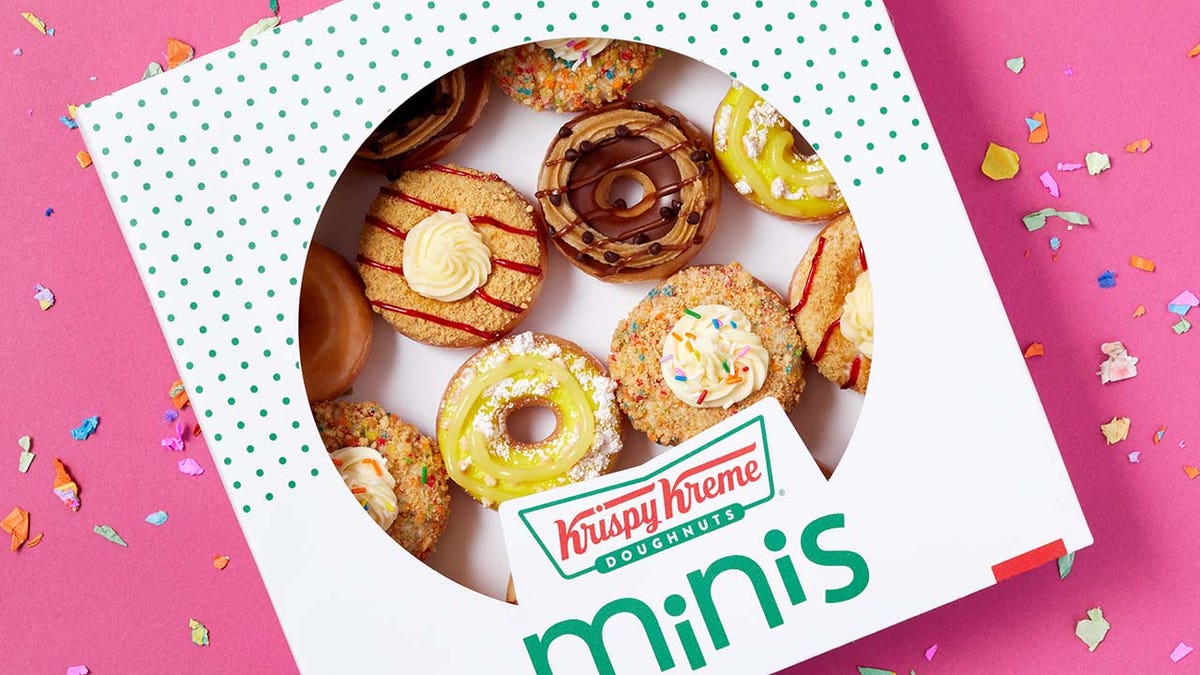 "As we begin 2021 determined for a better year, Krispy Kreme wants all our fans to remember that no accomplishment is too small to celebrate. And what better way to reward your "mini wins" than with mini doughnuts?" Krispy Kreme says.