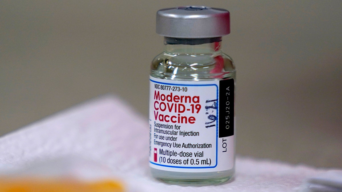 Moderna's vaccine is given in two doses spaced 28 days apart.